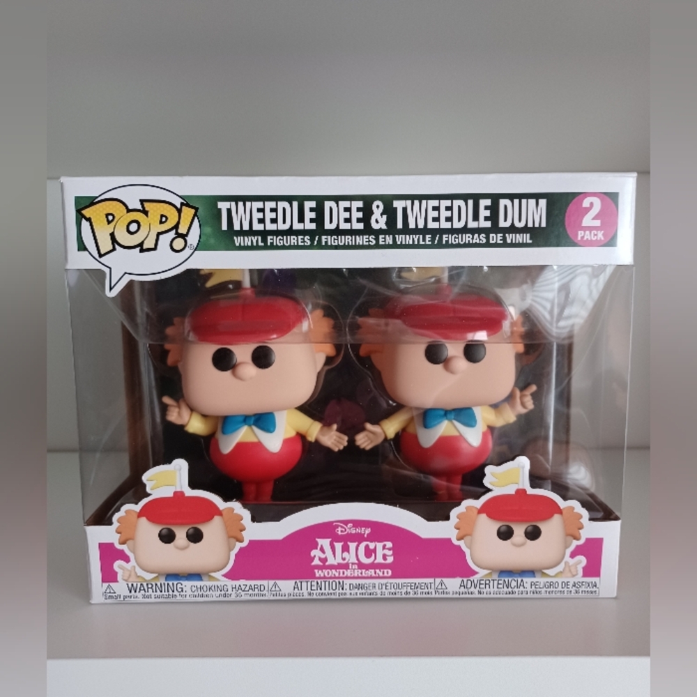 Tweedle Dee And Tweedle Dum From Alice In Wonderland Disney 2 Pack‎ Funko Pops